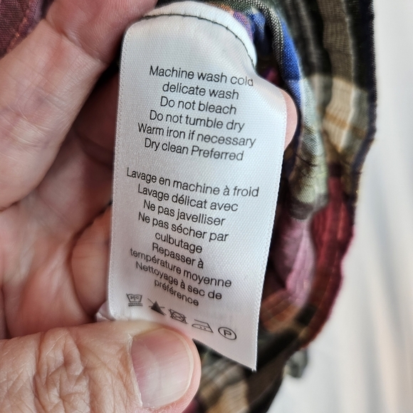 Veronica Beard Multicolor Plaid Blouse - Picture 15 of 16